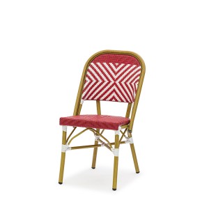 Modern Rattan Wicker Outdoor Bistro Chair
