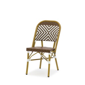 Modern Rattan Wicker Bistro Chair