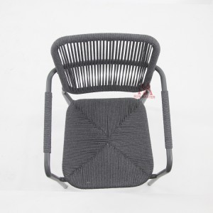 Patio Rope Wicker Chair Bistro