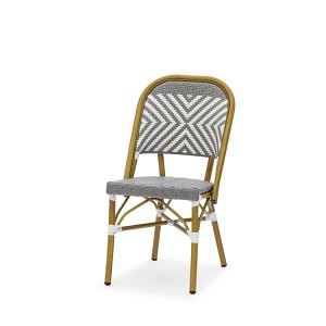 Modern Rattan Wicker Restaurant Bistro Chair