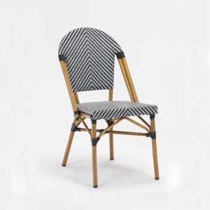 Textilener Fabric Alumīnija atzveltnes krēsls