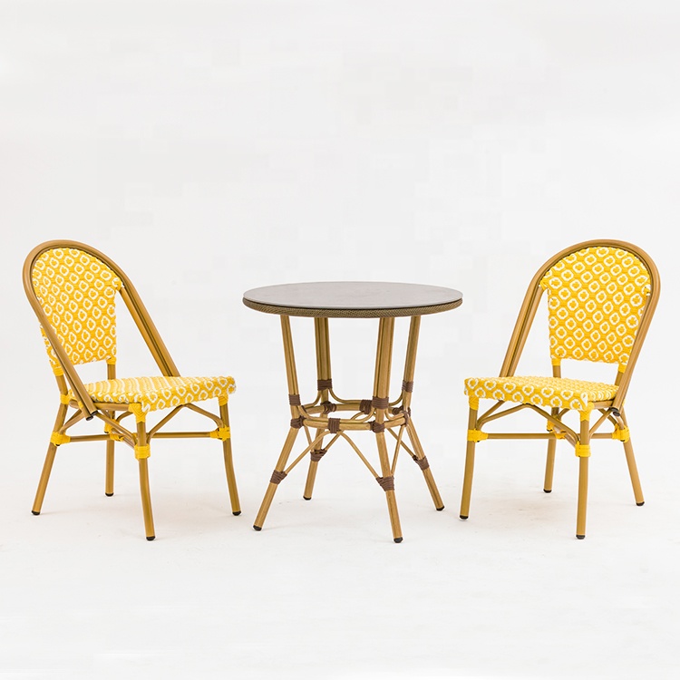 Modern Rattan Wicker Leisure Bistro Chair Featured Image