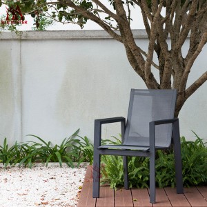 Garden Grey Rope Wove Chair