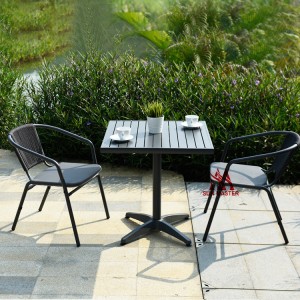 Simple Rope Weave Garden Leisure Dining Set