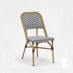Cadeira bistrô de tecido textil para pátio