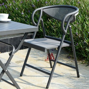Outdoor Folding Techniacl Fabric Bistro Chair