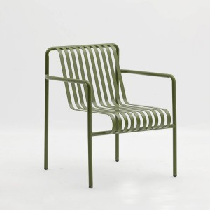 Grass Green Metal Patio Leisure Chair