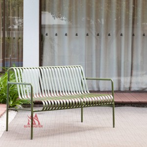 Grass Green Metal Patio Leisure Chair