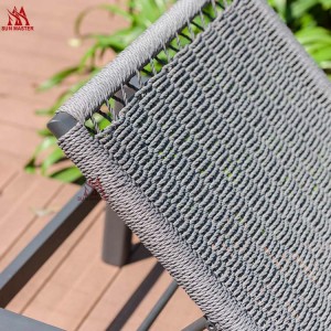 Adjustable Elastic Rope Woven Chaise Sun Lounge