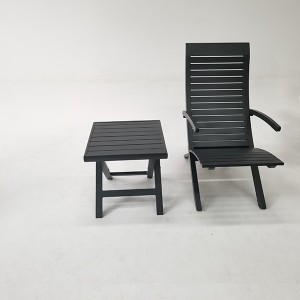 Aluminium Folding Portable Sandaran Chaise Lounge