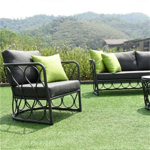 Contemporary Outdoor  Garden Conversation Sofa Set