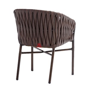 Modernong Twist Wicker Rattan Garden Chair