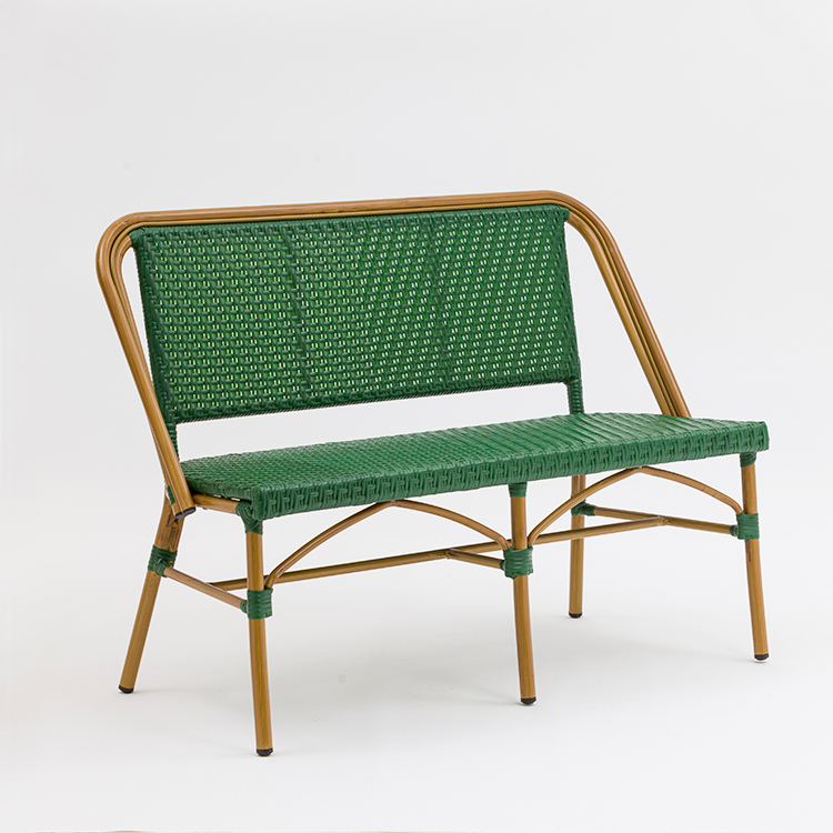 OEM/ODM Supplier  3 Seater Corner Garden Sofa  - Garden Green Rattan Wicker 2-Seat Bench – Sun Master