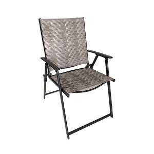 Camping Rotan Wicker Fabricage Opklapbare Fauteuil