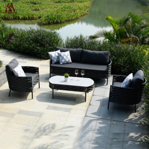 Manufacture Quick Dry Garden Sectionals set sofa