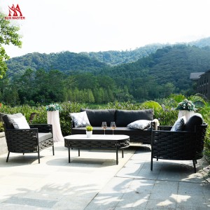 Manufacture Quick Dry Garden Sectionals Sofa set