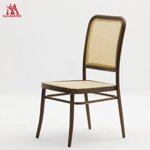 Nouveau fauteuil en osier de rotin mécanisé chinois