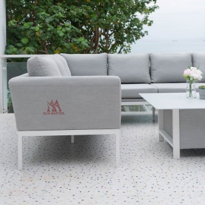 Garden Light Luxury Fabric Leisure Sofa Set