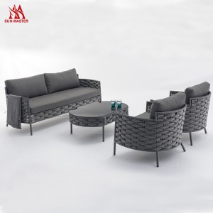 Manufacture Quick Dry Garden Sectionals Sofa set