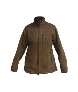 Melange lady’s hunting fleece jacket warm