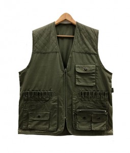 Outdoor Shooting Functional Vest with cartridge pockets