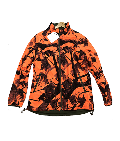 Hunting men’s camo fleece reversible jacket Featured Image