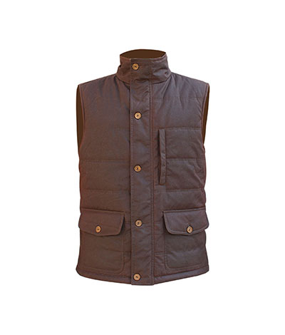 Warm insulation wax men’s padding vest hiking   Color: as per of your request. Featured Image
