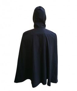 Horse riding cloak with hood
