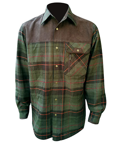 Check pattern Men’s cotton long sleeve shirt Featured Image