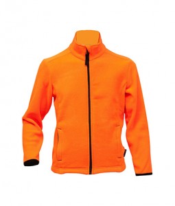 Waterproof orange reflective men’s sports hunting jacket with membrane