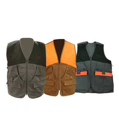 Low MOQ for Multi Pocket Vest -  Rip-stop canvas spliced with oxford outdoor men’s work vests – Super detail pictures
