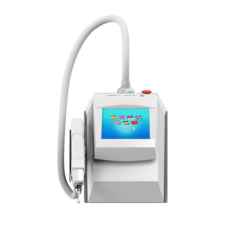 Picoway Laser Tech Poratble Tattoo Removal Laser Equipment ND YAG Q Switched Yag Laser 1064nm 532nm Carbon Laser Peel