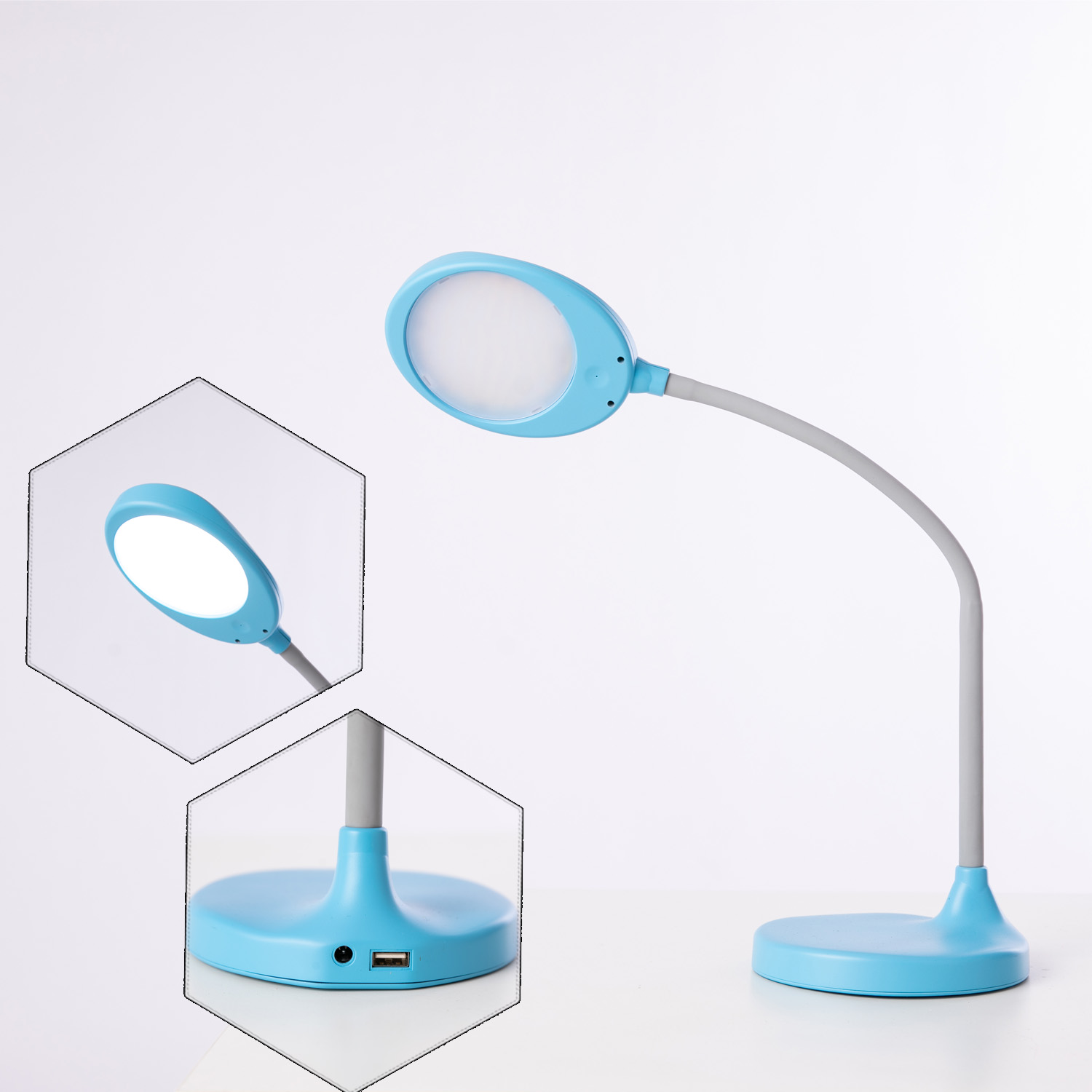 Desk Lamp with Wireless Charging & USB Port Featured Image