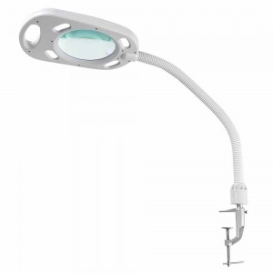 LED magnifing lamp 5×with clamp