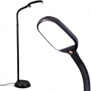 Bright LED Floor Lamp for Crafts and Reading