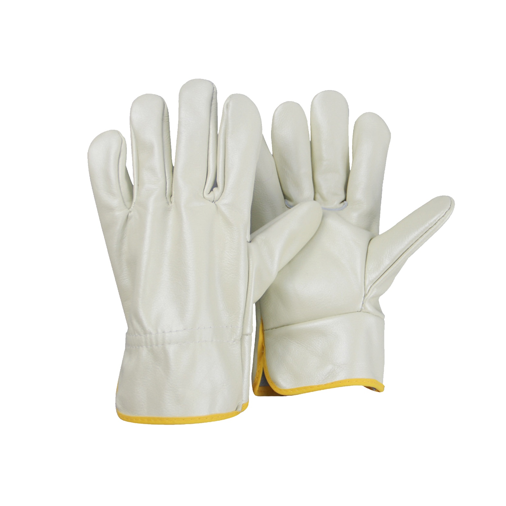 High Quality Cow Leather Water Proof Working Safety Labor Driver Gloves