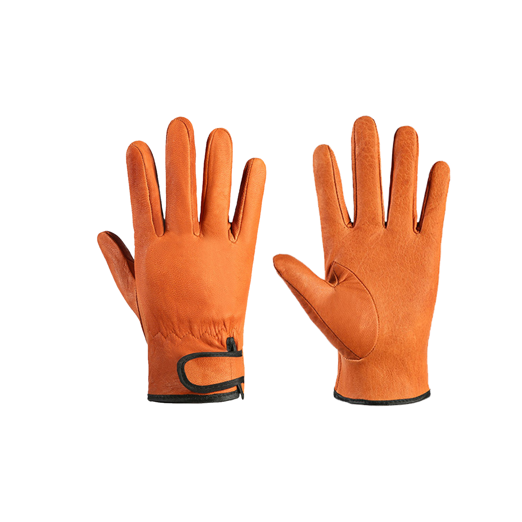 Man Women Gardening Outdoor Working Drivers Work Leather Gloves Heat Resistant Cowhide Welding Gloves