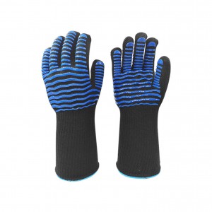 BBQ Grill Gloves Heat Resistant High Temp Resistance Fireproof Glove for Grilling Smoking Barbecue