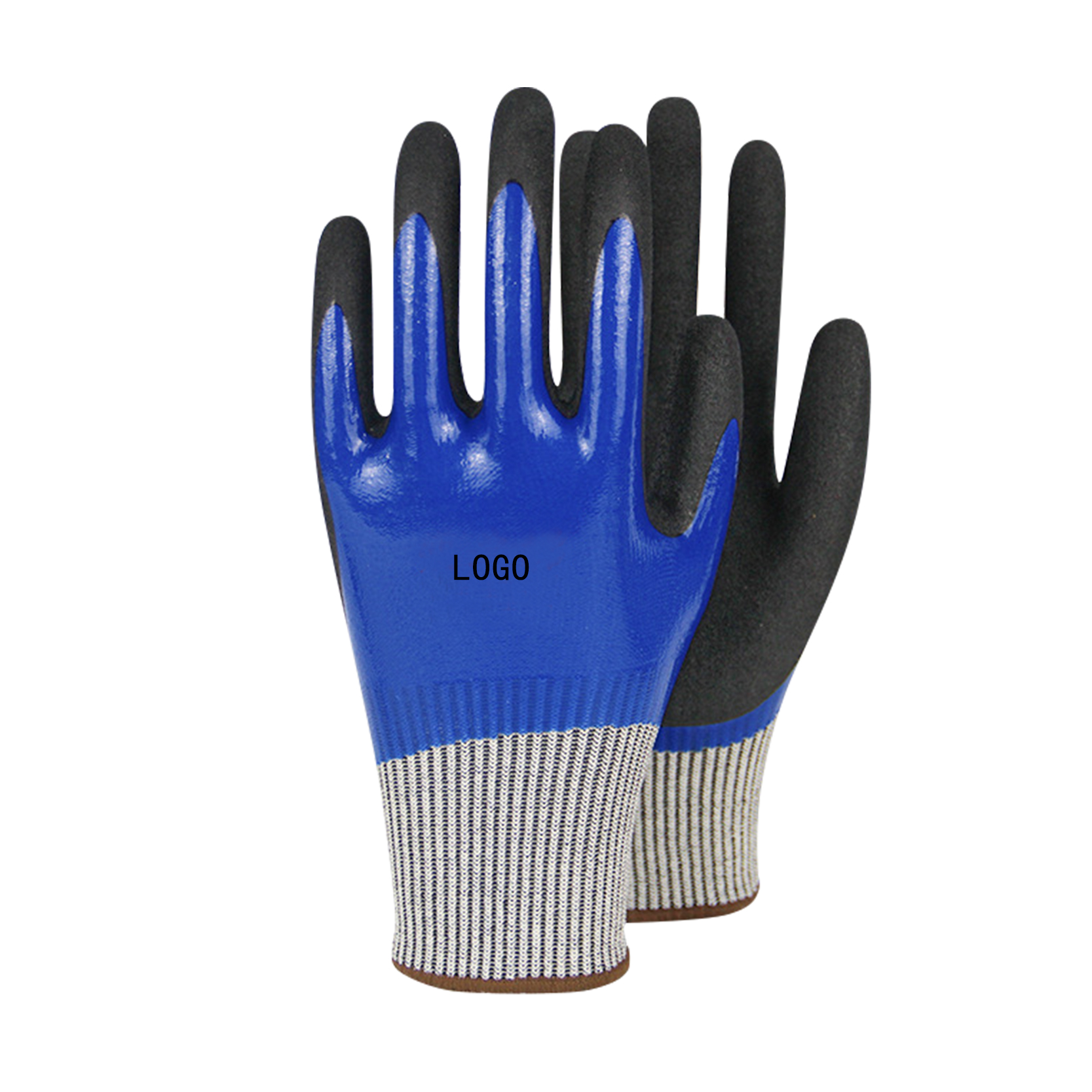 China Anti-slip Nitrile Smooth Safety Gloves factory and manufacturers