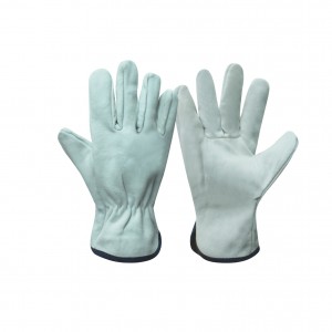Premium Genuine Grain Sheepskin Leather Gloves Water-Resistant Leather Work Gloves