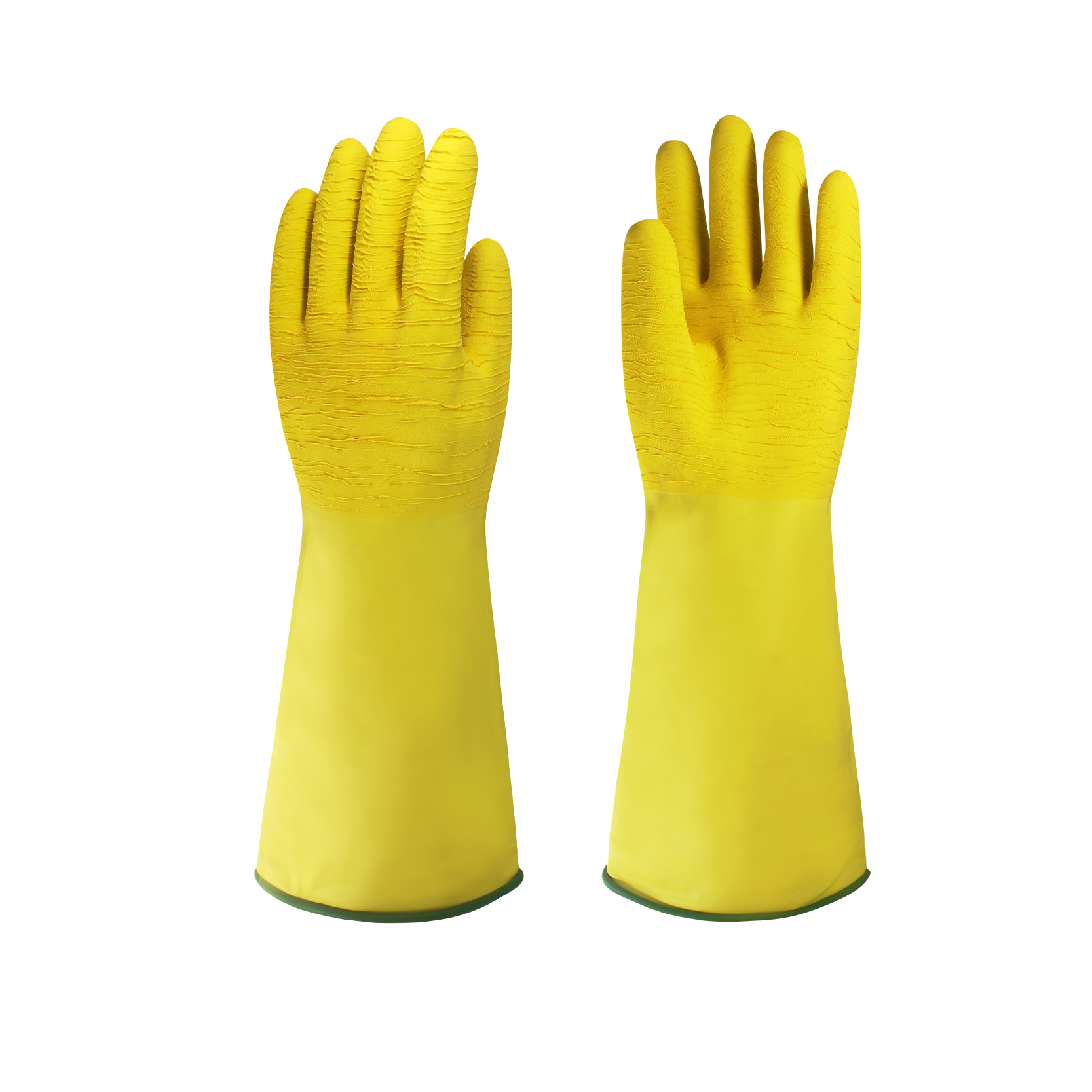 Mechanical Protection Safety Working Latex Gloves Heavy Duty Safety Rubber Industry Gloves
