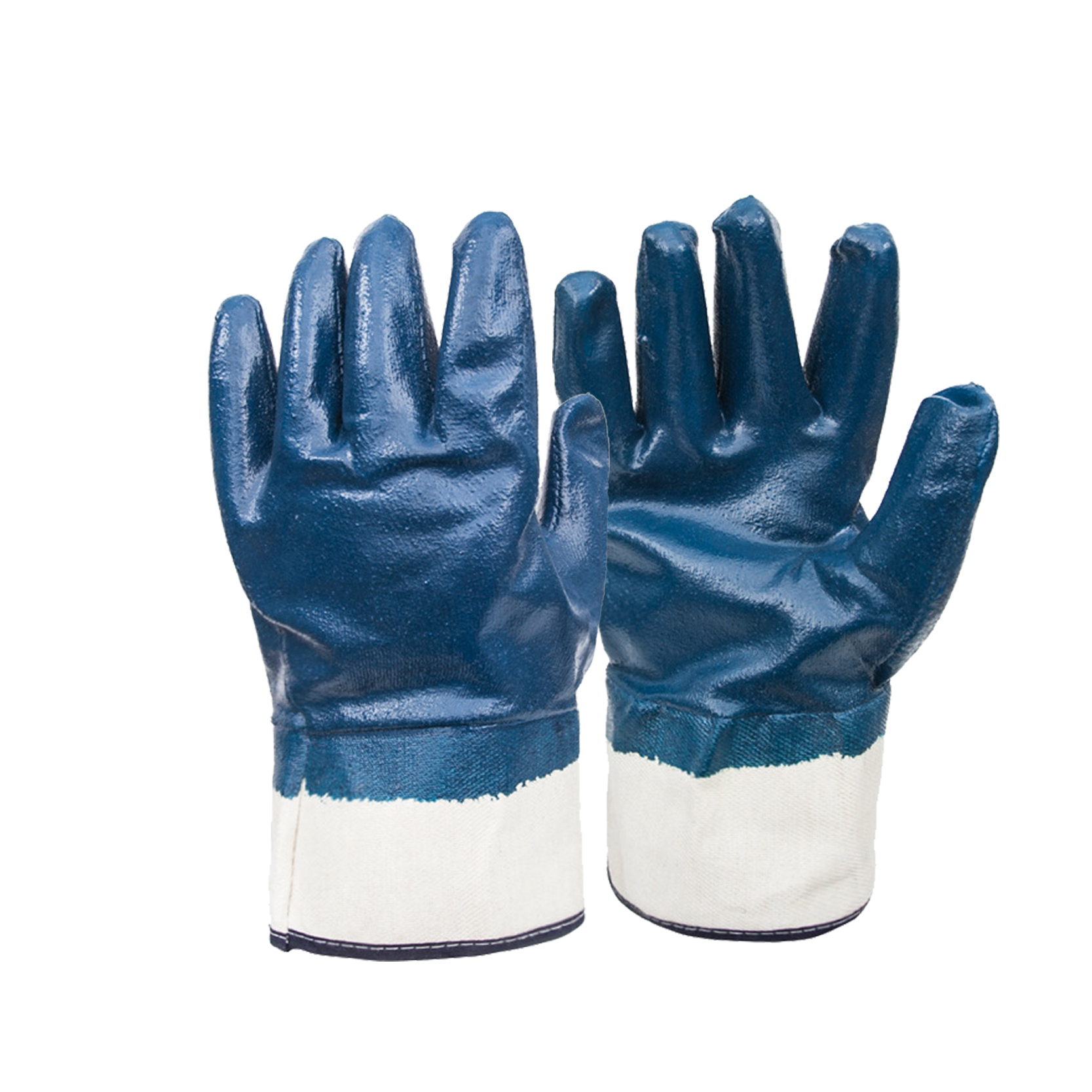 Heavy Weight Fully Coated Nitrile Gloves Safety Work Gloves