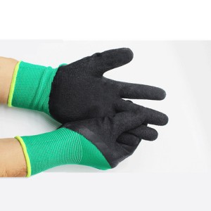 Latex Rubber Coated Gloves for Work, Gardening and General Purposes