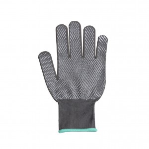 Cheap Price Polyester Knitted Double Side Pvc Dots Cotton Working Gloves Anti-Slip Wear Protective Gloves