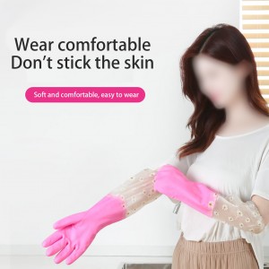 China Big Factory Price Pu Gardening Household Cleaning PVC Dishwashing Gloves With Good Service