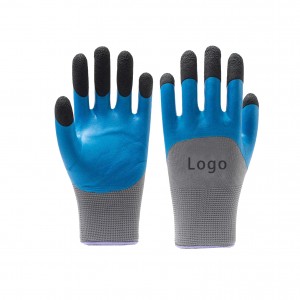 Customs Wholesale Industrial Construction Hand Protection Garden Work Safety Nitrile Foam Coated Gloves Guantes De Nitrilo