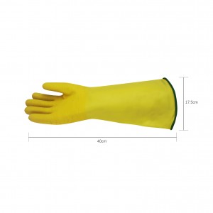 Mechanical Protection Safety Working Latex Gloves Heavy Duty Safety Rubber Industry Gloves