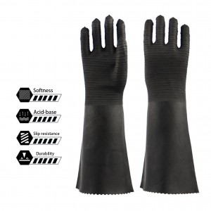 Chemical Resistant Gloves,Waterproof Reusable Cleaning Protective Safety Work Gloves