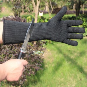 Butcher Guantes De Acero Long Cuff Stainless Steel Wire Metal Mesh Gloves