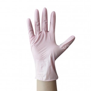 China Fctory Disposable Examination Nitrile Gloves, Black,Red,Blue,Pink